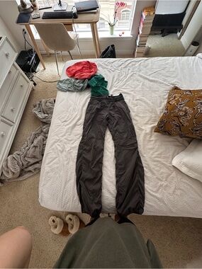 lululemon athletica Gray Drawstring Lounge Pants